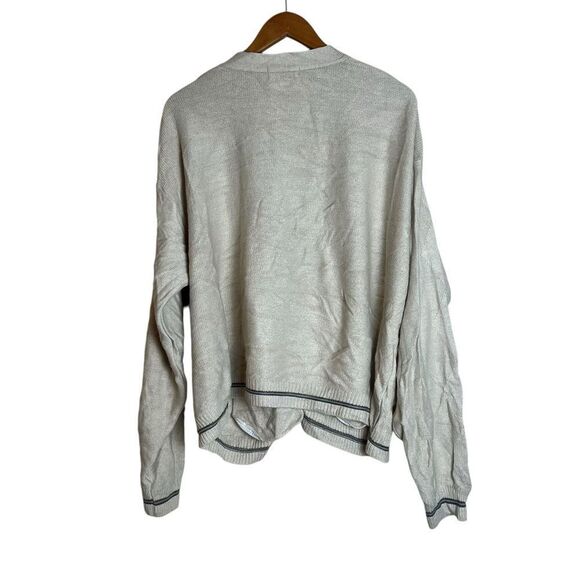 Arnold Palmer Biege gold cardigan. Size large - Picture 6 of 9